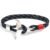 Bracelet baleine - Noir/Bleu/Blanc
