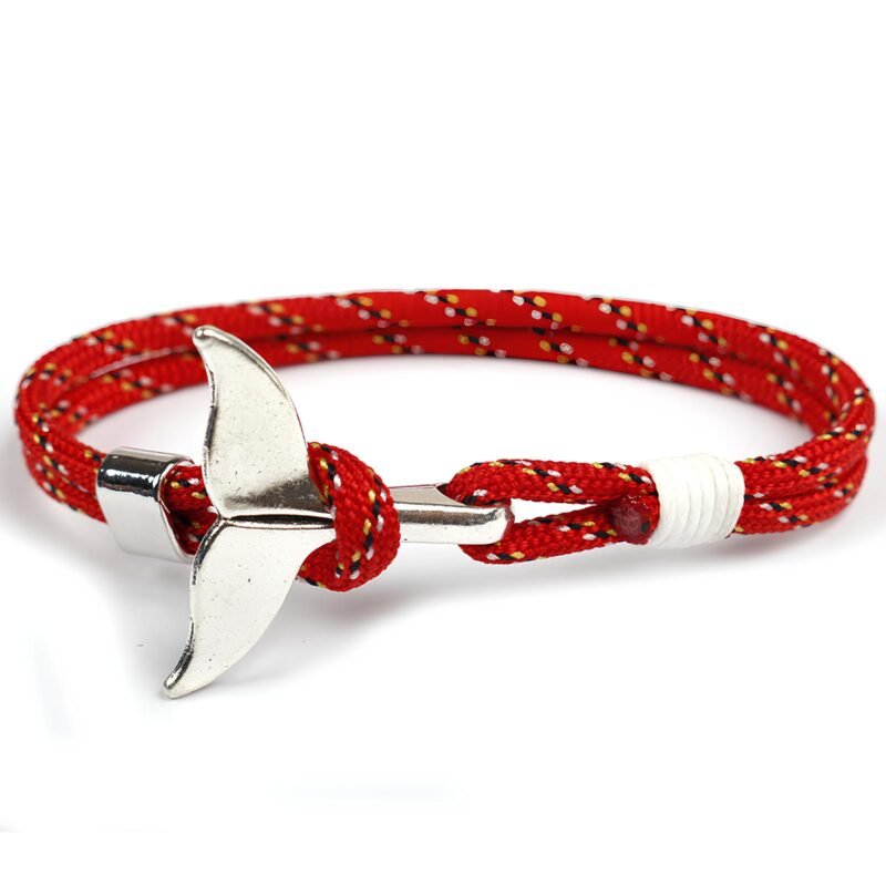 Bracelet baleine - Rouge/Jaune/Noir