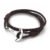 Bracelet Ancre Cuir - Marron