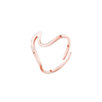 Bague vague Wave Instinct - Or rose