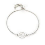 Bracelet vague argent ou or - Argent