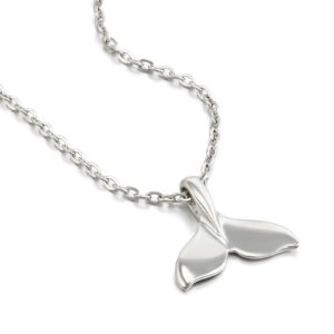 Pendentif Baleine "Whale Tail" - Argent