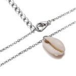 Collier avec pendentif coquillage - Silver Chain