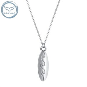 collier surf en argent