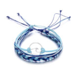 Bracelet surfeuse tressé