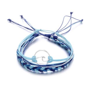 Bracelet surfeuse tressé