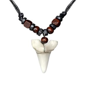 Collier Surf Marron Dent De Requin