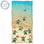 Serviette de plage<br> Bébés tortues de mer