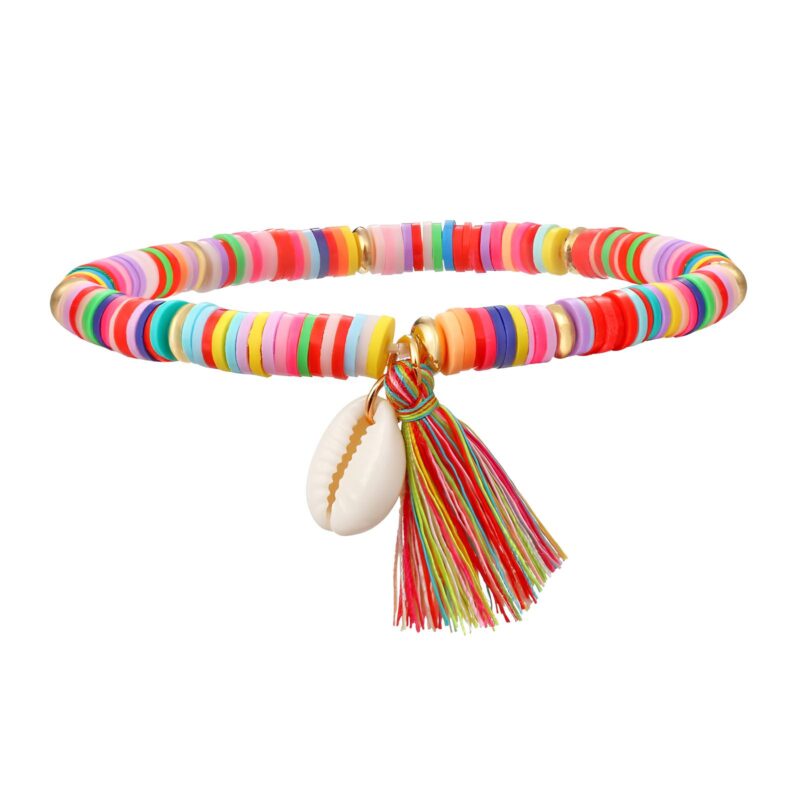 Bracelet Coquillage Heishi - Multicolor