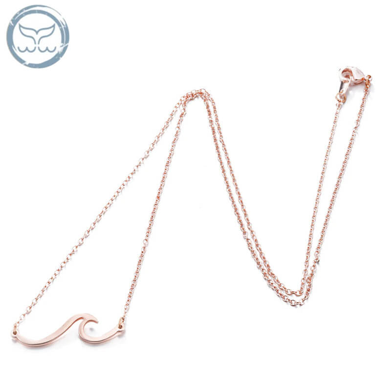 collier vague or rose