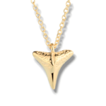 Collier dent de requin doré