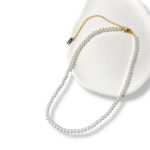 Collier perle fantaisie or