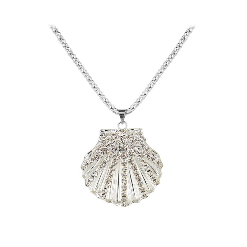 Collier coquille saint Jacques argent