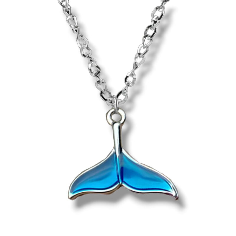 Collier dauphin bleu