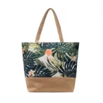 Sac de plage femme fleurs éxotiques