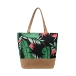 Sac de plage floral zippé