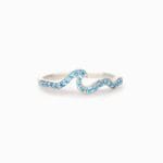 Bague Vague Crystal Wave