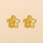 Boucles d'oreilles Fleurs de tiaré
