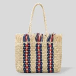 Sac de plage Sunset Stripes Beige