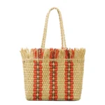 Sac de plage Sunset Stripes Rouge