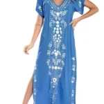 Robe Longue Maui - Broderies Florales