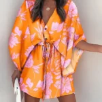 Robe de Plage Fiesta Florale