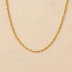 Collier Vague Déferlante en Plaqué Or 18k – Océane